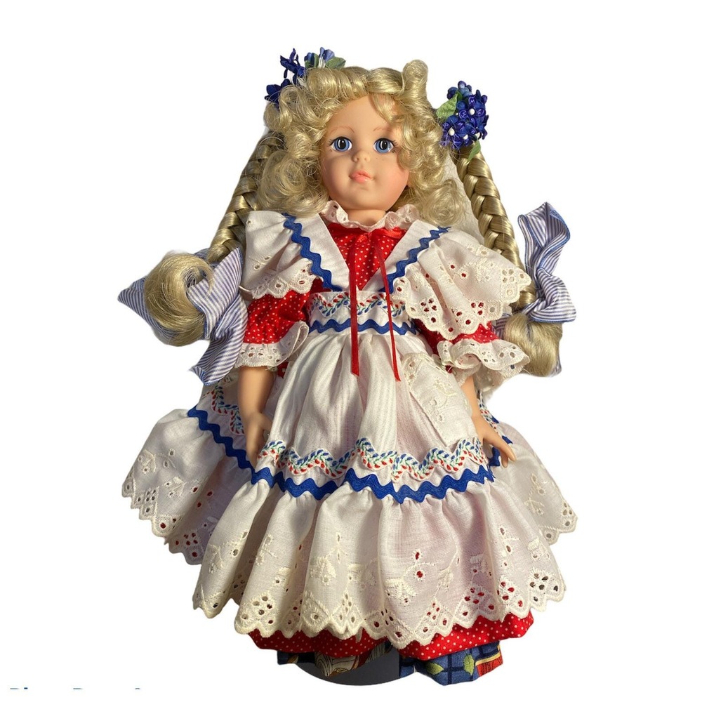 Pittsburgh‎ Originals Classic Childhood Companion 14" Vinyl Doll Blonde Braids